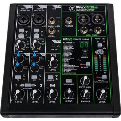 Mackie ProFXv3 6-Channel Professional Effects Mixer with USB + Software Bundle image 2