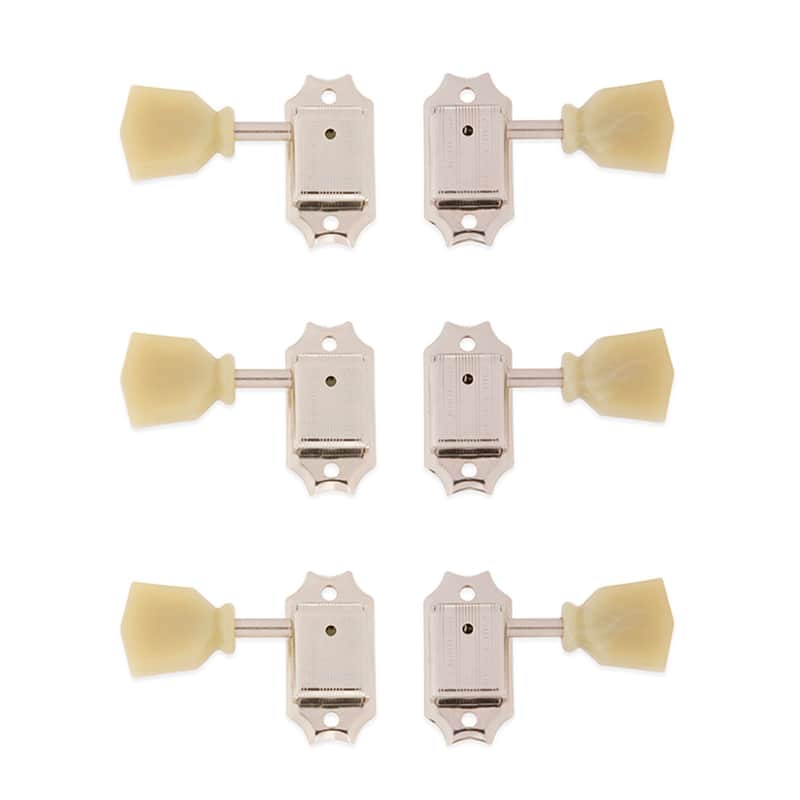 Gibson Deluxe Reissue Style Tuner Set Nickel image 1