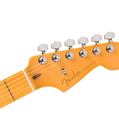 Fender American Ultra II Stratocaster Electric Guitar, Maple Fingerboard, Solar Flare image 7