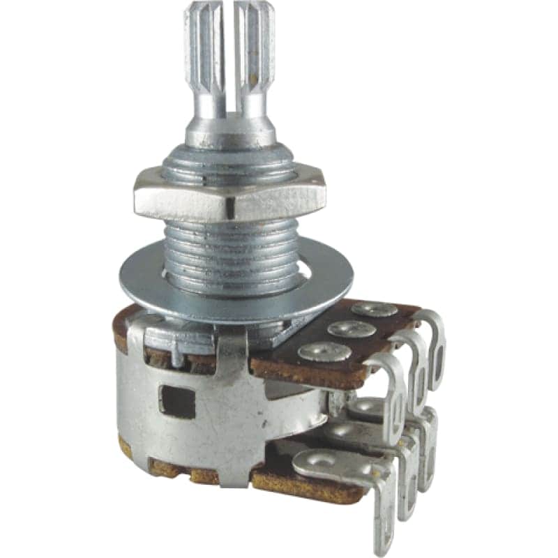 Potentiometer - Bourns, Dual MN Taper, Knurled Shaft, Resistance: 500 kOhm image 1