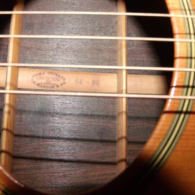 Early 1980's Sigma Martin Japan SE-28 rare model Cutaway Acoustic image 5