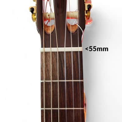 7-String Classical Nylon Guitar – Gayetana A77 | Full Scale 55mm Nut | Jazz / Latin / Extended Range - Cedar image 12