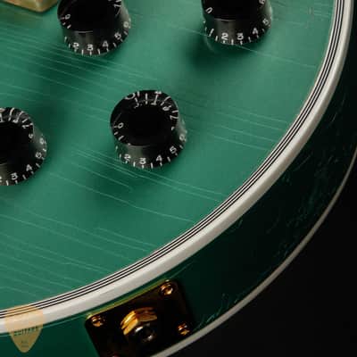 2024 - Gibson Custom Shop PSL Murphy Lab Les Paul Custom Heavy Aged Inverness Green 10.1 #CS400228 image 18
