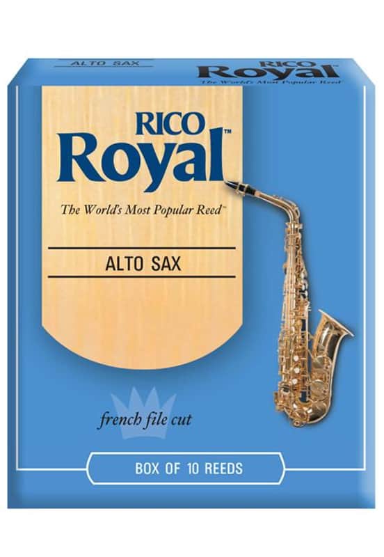 Rico Royal Alto Saxophone Reeds, Strength 4.0, 10-pack image 1