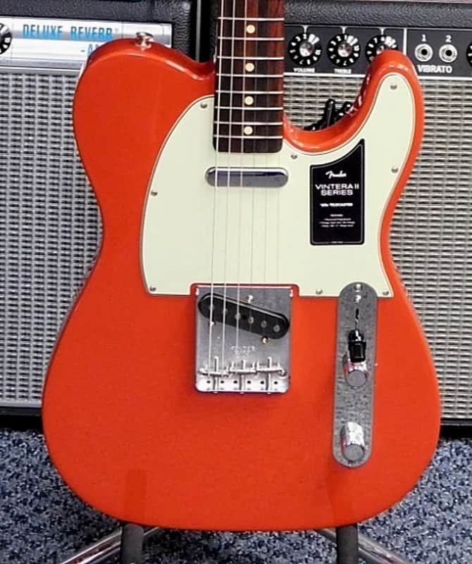 2025 Fender Vintera II '60s Telecaster Electric Guitar w/Gig Bag! Fiesta Red! VERY NICE!!!