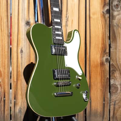 Schecter DIAMOND SERIES Jack Fowler PT Drab Green 6-String Electric Guitar image 5