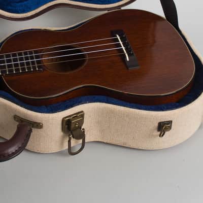 C. F. Martin  Style 1-T Tenor Ukulele,  c. 1960, tweed hard shell case. image 12