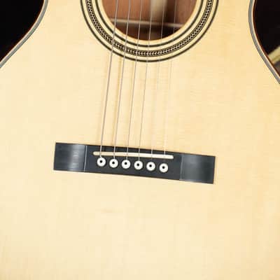 (Used) 2010s Huss & Dalton Model O Engelmann/Mahogany Parlor Acoustic Guitar #3783 image 3