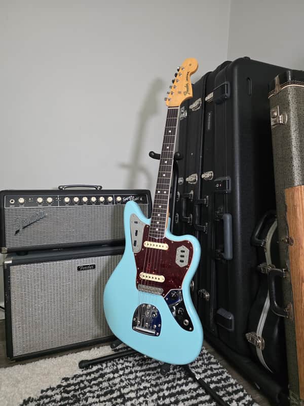 Fender American Original '60s Jaguar with Rosewood Fretboard 2018 - 2022 - Daphne Blue