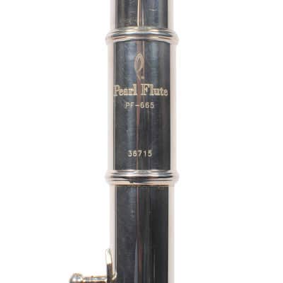Pearl PF-655 RBE1RB Quantz Series Intermediate Flute Open Hole with Offset G Key System image 3