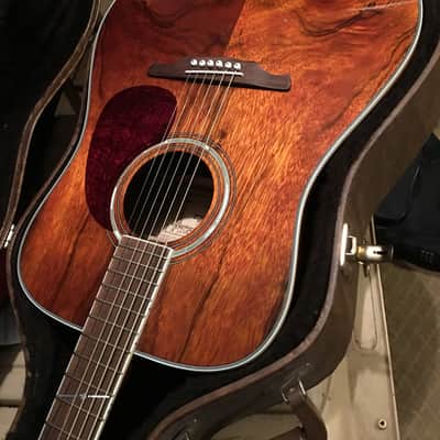 Alvarez AD60K Koa Brown this is DOA wood laminate top image 7