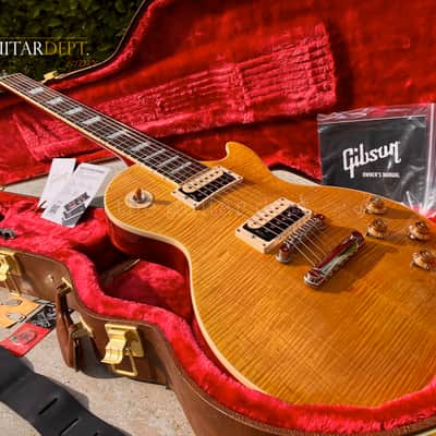 ♚SUBLIME♚'21 GIBSON Les Paul Standard*SLASH♚'AAAAA' TIGER♚Appetite Amber♚AMAZING image 11