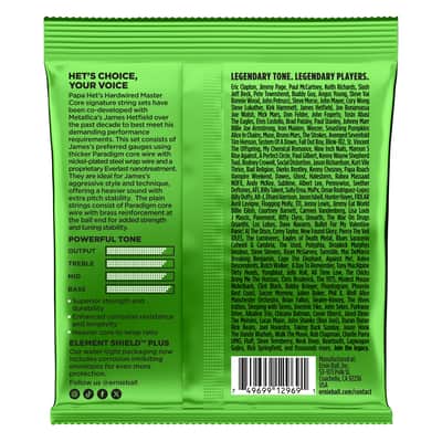 Ernie Ball - P02201 - Papa Het's Hardwired Master Cores - Electric Guitar String Set - 11-50 (P02201) image 2
