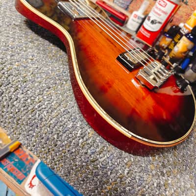Very Early B.C. Rich USA Electric Bass EB-3 Style w/OHSC Late 60s - Sunburst image 5