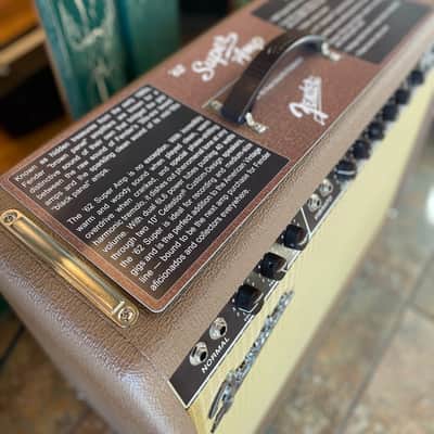 Fender '62 Super Guitar Amplifier Amp Reissue 2-Channel 40 Watt 2x10" Tweed 40w image 11