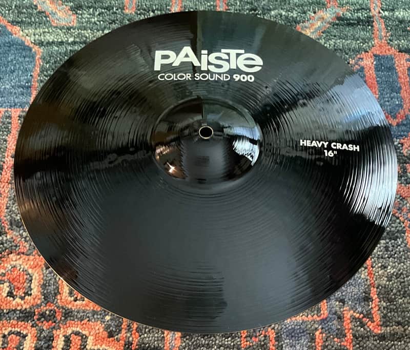 Paiste Colorsound 900 Heavy Crash Cymbal Black 16 in. image 1