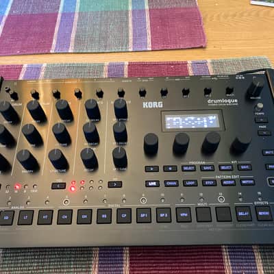 Korg Drumlogue Hybrid Drum Machine 2022 - Present - Black image 1