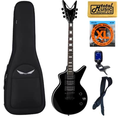 Dean Cadi Select 3 Pickup Electric Guitar, Classic Black, Bag Bundle image 1