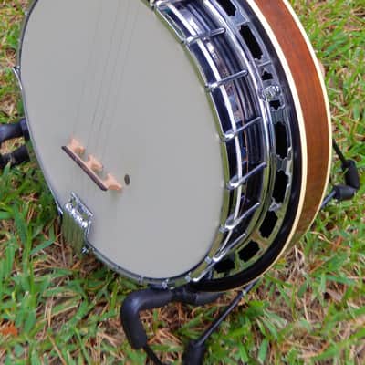Vintage Iida Model 235 'Masterclone' 5-string Banjo with Case image 8
