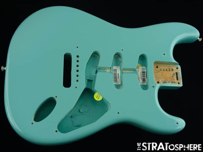 USA Fender Stratocaster ERIC JOHNSON Strat BODY, American TTQ Tropical Turquoise image 1