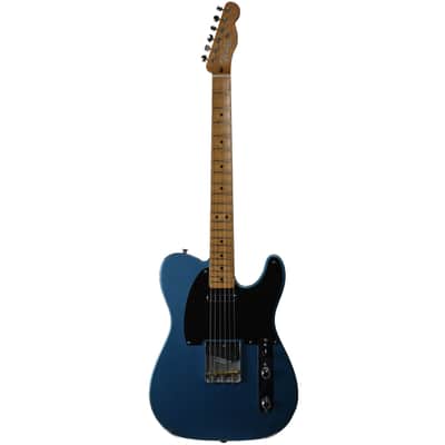 USED 2021 Fender Vintera Road Worn '50s Telecaster - Lake Placid Blue image 2