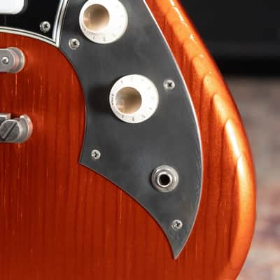 Novo Serus P2 Electric Guitar - Candy Apple Orange with Gig Bag image 13