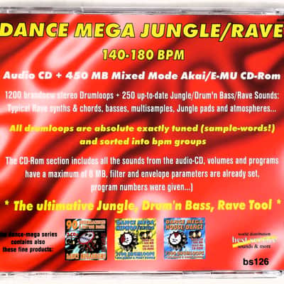 Best Service XX-Large Dance Mega Jungle Rave Akai E-Mu Systems & Audio Format Sample Library/Sound Library/Sampling Double CD 1990s image 4