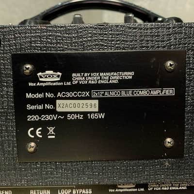 Vox AC30CC2X Custom Classic 2-Channel 30-Watt 2x12" Blue Alnico Guitar Combo 2008 image 3
