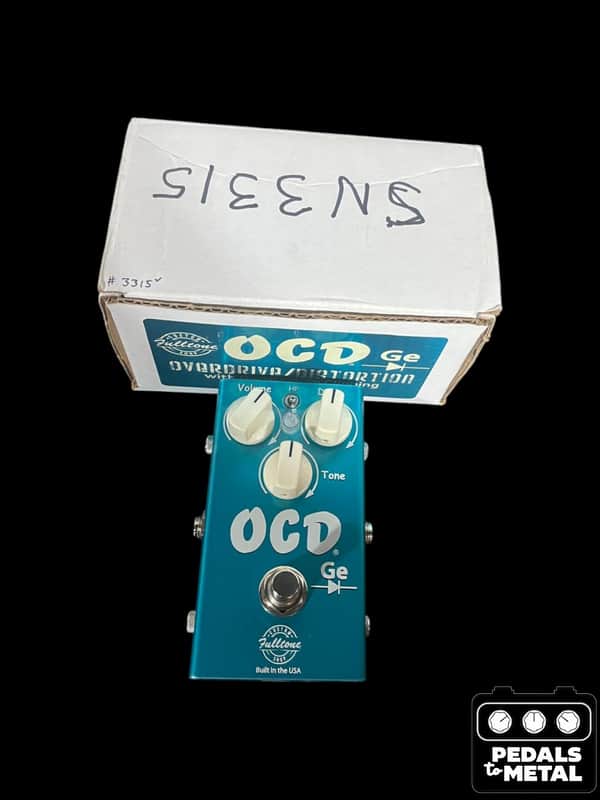 Fulltone Custom Shop OCD-GE Germanium Overdrive 2019 - Tahitian Teal - X17628 image 1