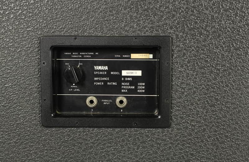 Yamaha S115H II 400w PA Speaker Speakers Pair | Reverb