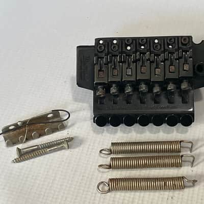 1990's Japan Ibanez RG7 Series LO-TRS Takeuchi Black Floyd Rose Tremolo Bridge image 1