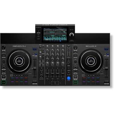 Denon SC Live 4 | WiFi Streaming, 4 Decks | 7in Touchscreen DJ Controller with Built-in Speakers image 7
