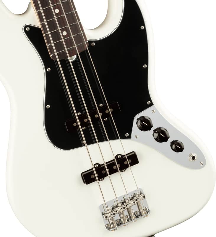 Fender American Performer Jazz Bass, Rosewood Fingerboard, Arctic White w/ Gigbag 8lbs, 12.9ozs image 1
