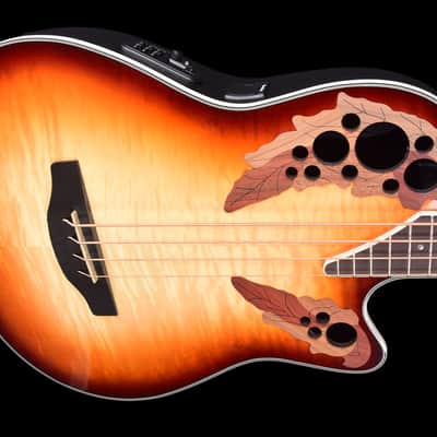 Ovation CEB44 Celebrity Acoustic Bass with Electronics 2014 - Present - Cognac Burst image 4