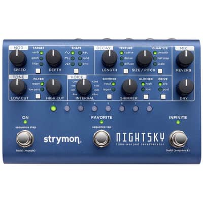 Strymon NightSky Time-Warped Reverberator | Reverb