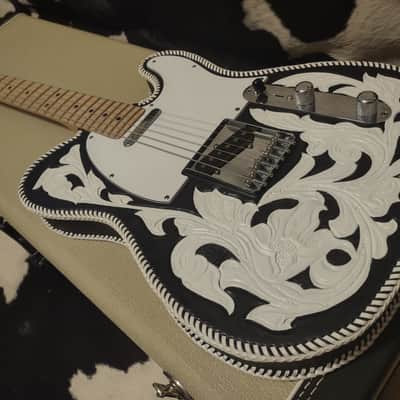 2009 Fender Telecaster USA Highway One (Hwy 1 Tele) w/Waylon Jennings-style Custom Leather Cover/Wrap & G&G Hard Case image 17