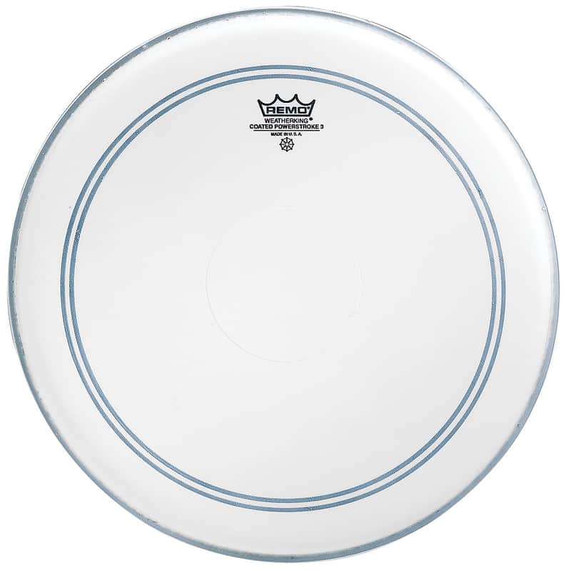Remo Powerstroke P3 Coated Top Clear Dot Drum Head 12" image 1