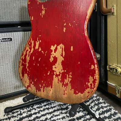 Fender Duo-Sonic Mahogany Body with Rosewood Fretboard 1961 - 1964 - Candy Apple Red image 8
