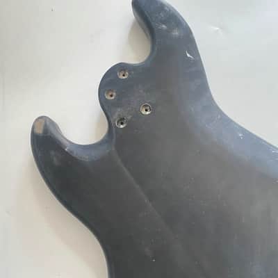 Black Basswood Jazz Bass Style Body image 7