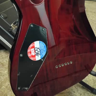 ESP - LTD MH-100QMNT **W/HSC (Polyfoam) 2014 - Amber Sunburst image 15