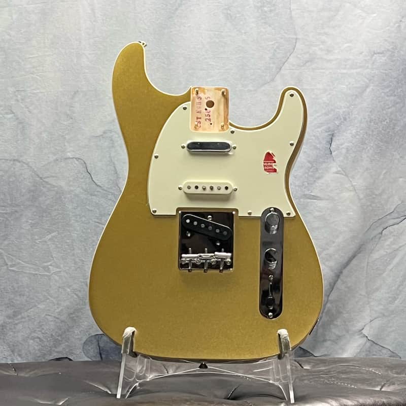 Squier Paranormal Custom Nashville Loaded Double Bound Stratocaster Body Aztec Gold image 1