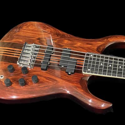 PHRED instruments Panda 6-string Shot Scale Bass 2023 - Transparent brown image 11