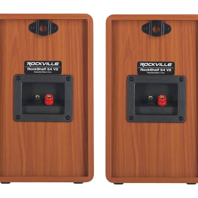 2) Rockville RockShelf 54C 360w Wood 5.25" Home Theater Bookshelf Speakers/4 Ohm image 5