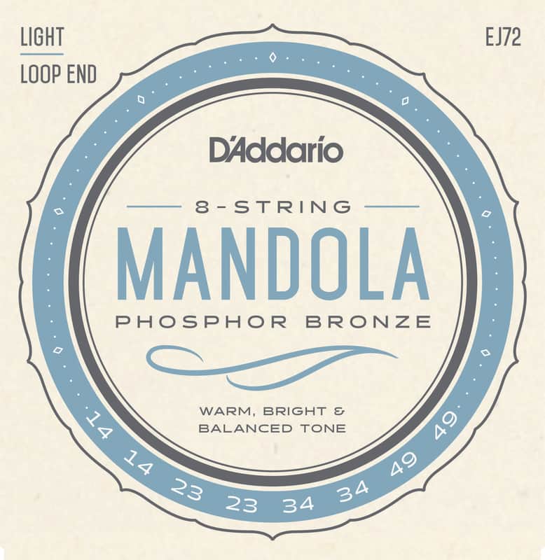 Immagine D'Addario EJ72 Phosphor Bronze Light Mandola Strings, 14-49 - 1