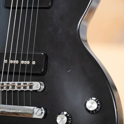 2012 Gibson USA Les Paul 50s Tribute P90 - Black Satin image 7