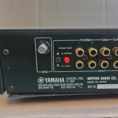 Yamaha M-80 & C-80 Class A High-End Amplifier Set image 12