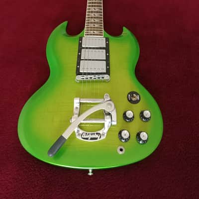 Gibson SG Deluxe 2013 - Lime Burst image 3
