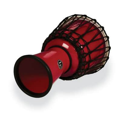 Latin Percussion LP1607RD World 7" Rope Circle Djembe, Red image 2