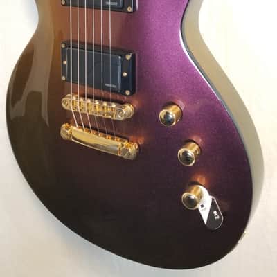 Mint ESP LTD EC-1000 Electric Guitar, Set Neck, Gold Andromeda w/ESP Form Fit Case image 4