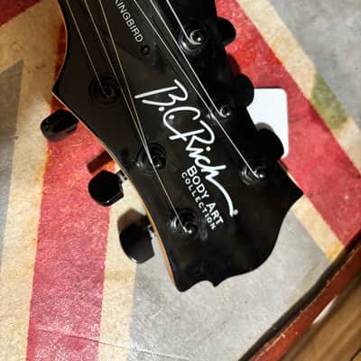 B.C. Rich Mockingbird Body Art Series Spiro Light Electric Guitar image 9